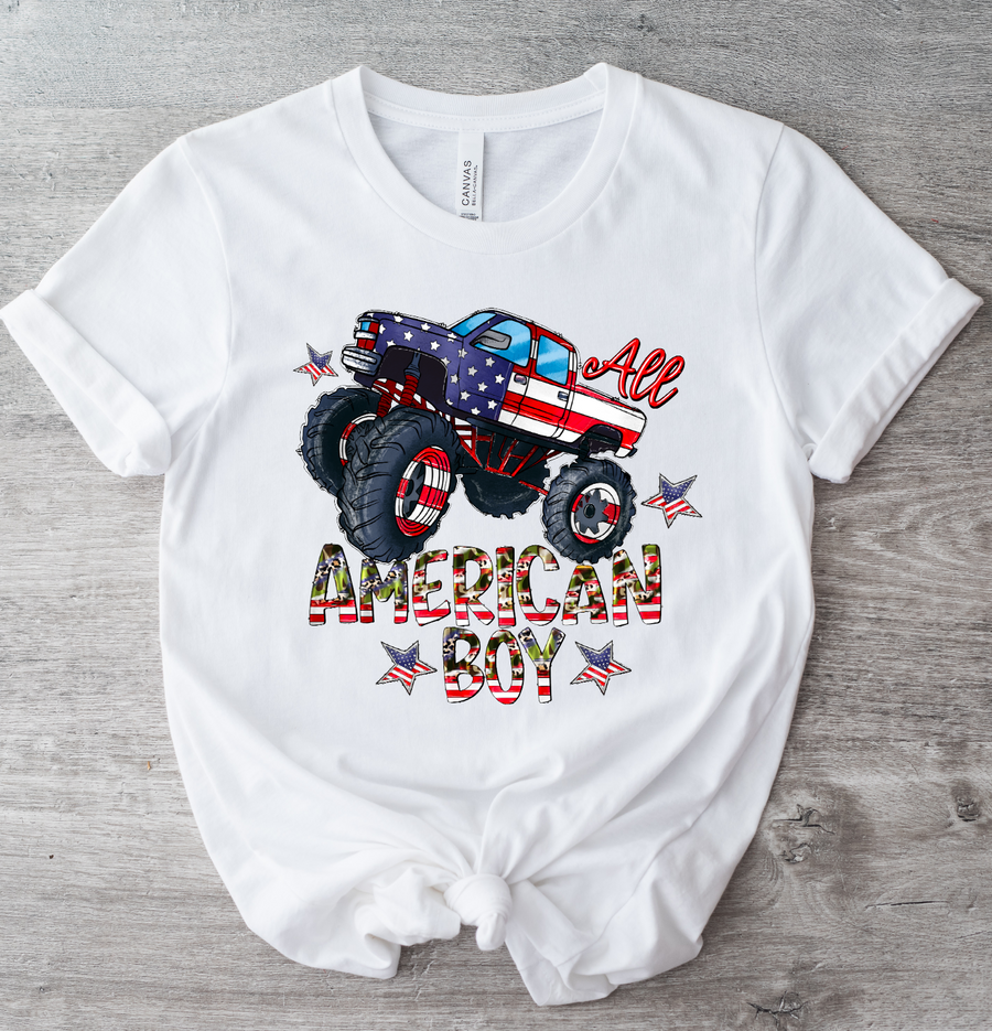 ALL AMERICAN BOY TRUCK - DTF TRANSFER