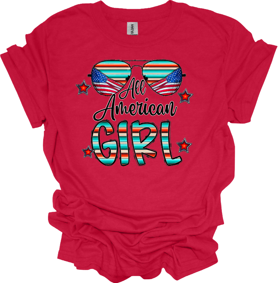 ALL AMERICAN GIRL 1 - DTF TRANSFER