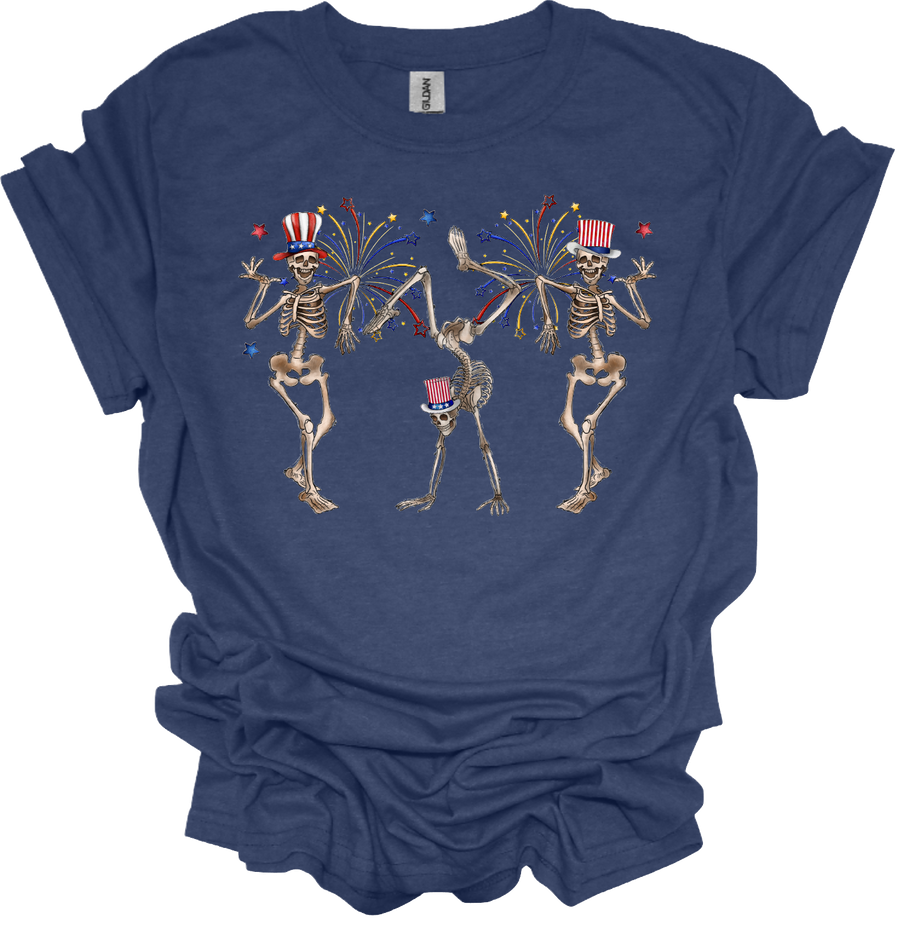 AMERICAN SKELETON  - DTF TRANSFER