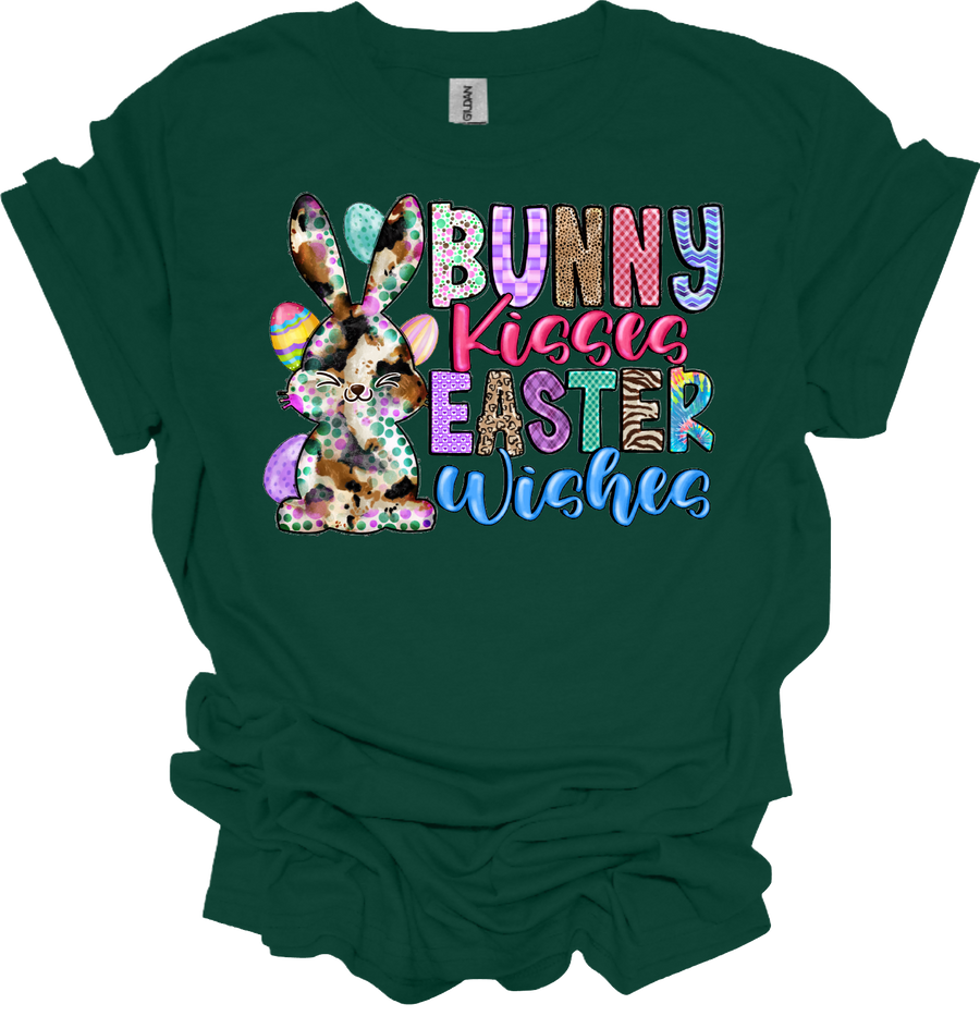 BUNNY KISSES EASTER WISHES - DTF TRANSFER