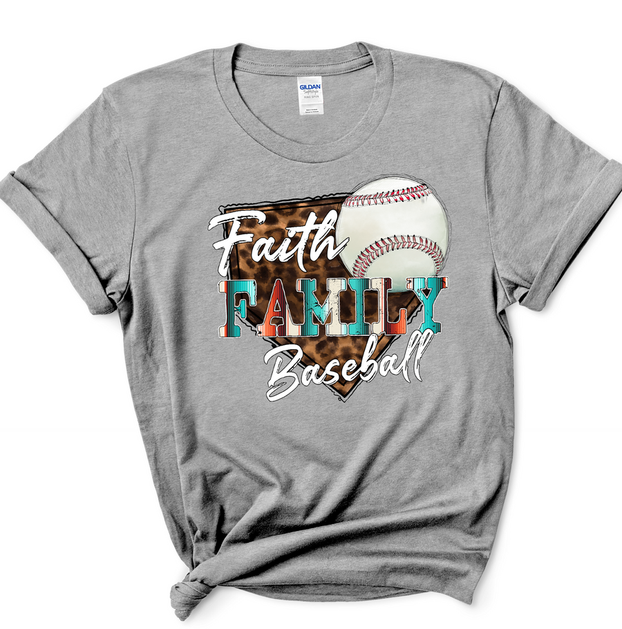 FAITH FAMILY BASEBALL - DTF TRANSFER