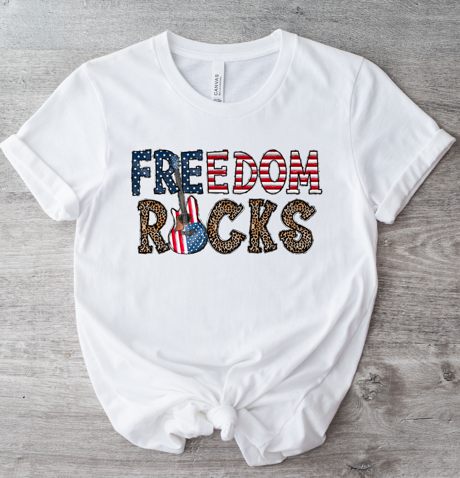 FREEDOM ROCKS - DTF TRANSFER