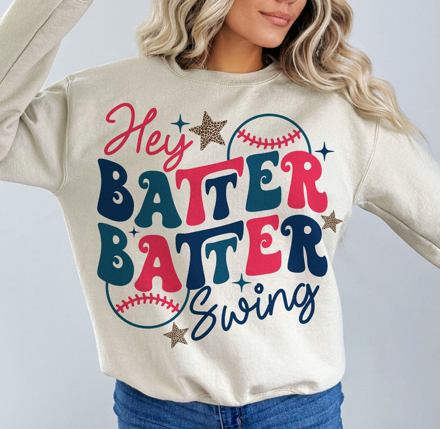 HEY BATTER BATTER SWING - DTF TRANSFER