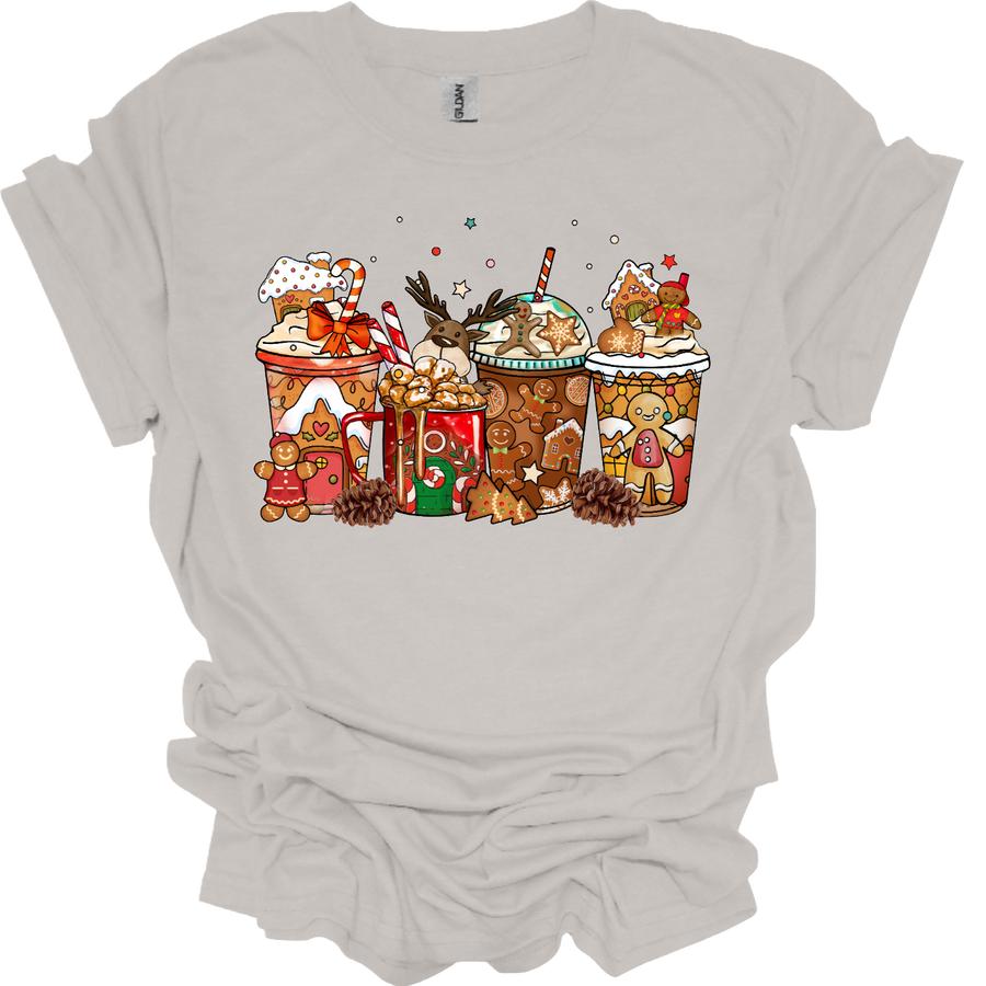 GINGERBREAD HOUSE CUPS- DTF TRANSFER