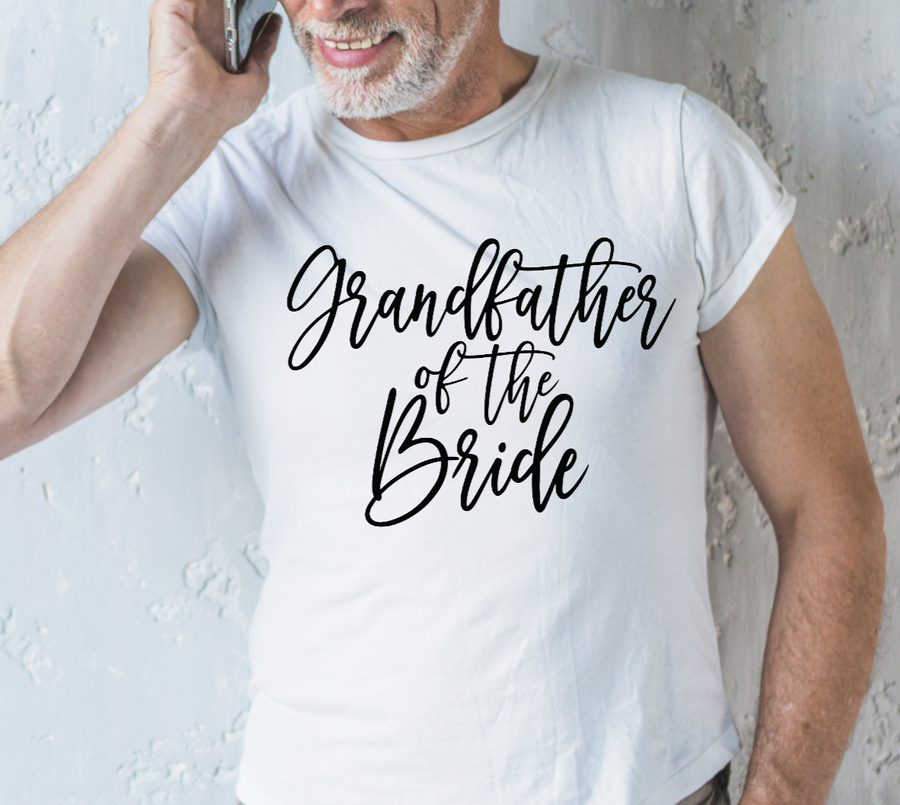 GRANDFATHER OF THE BRIDE - DTF TRANSFER