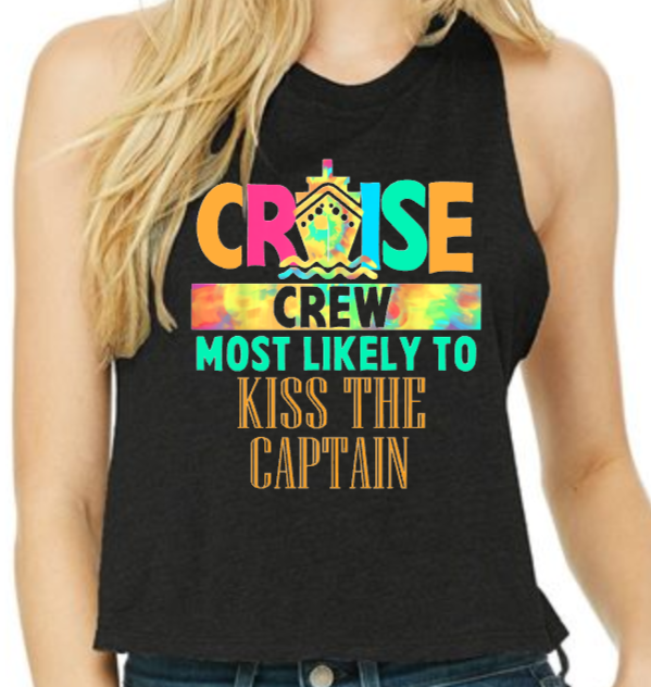 CRUISE CREW - KISS THE CAPTAIN- DTF TRANSFER