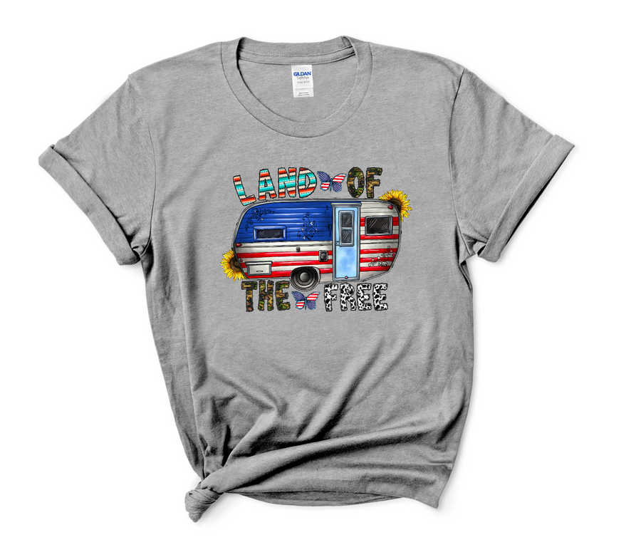 LAND OF THE FREE CAMPER - DTF TRANSFER