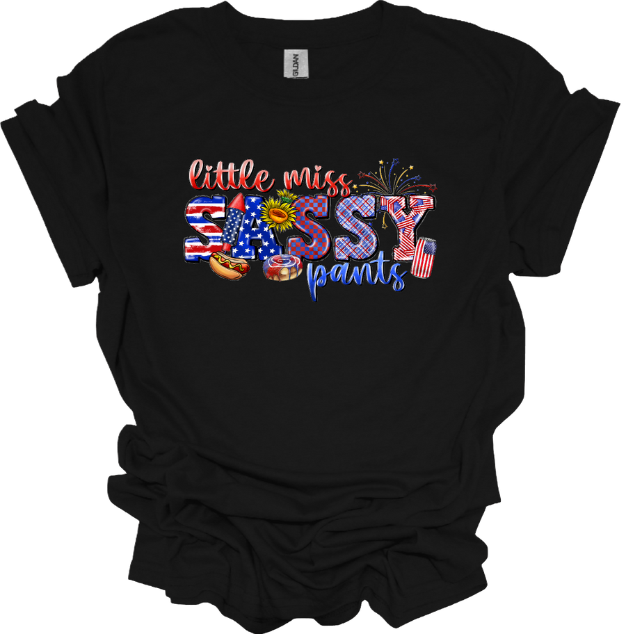 LITTLE MISS SASSY PANTS - DTF TRANSFER