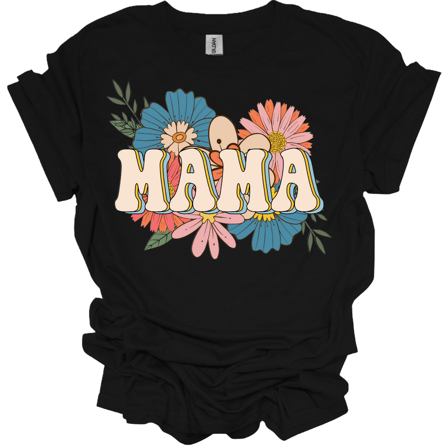 MAMA FLORAL - DTF TRANSFER