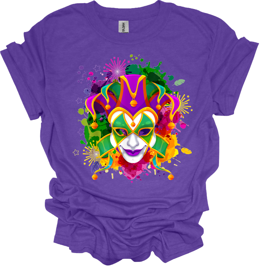 MARDI GRAS MASK - DTF TRANSFER