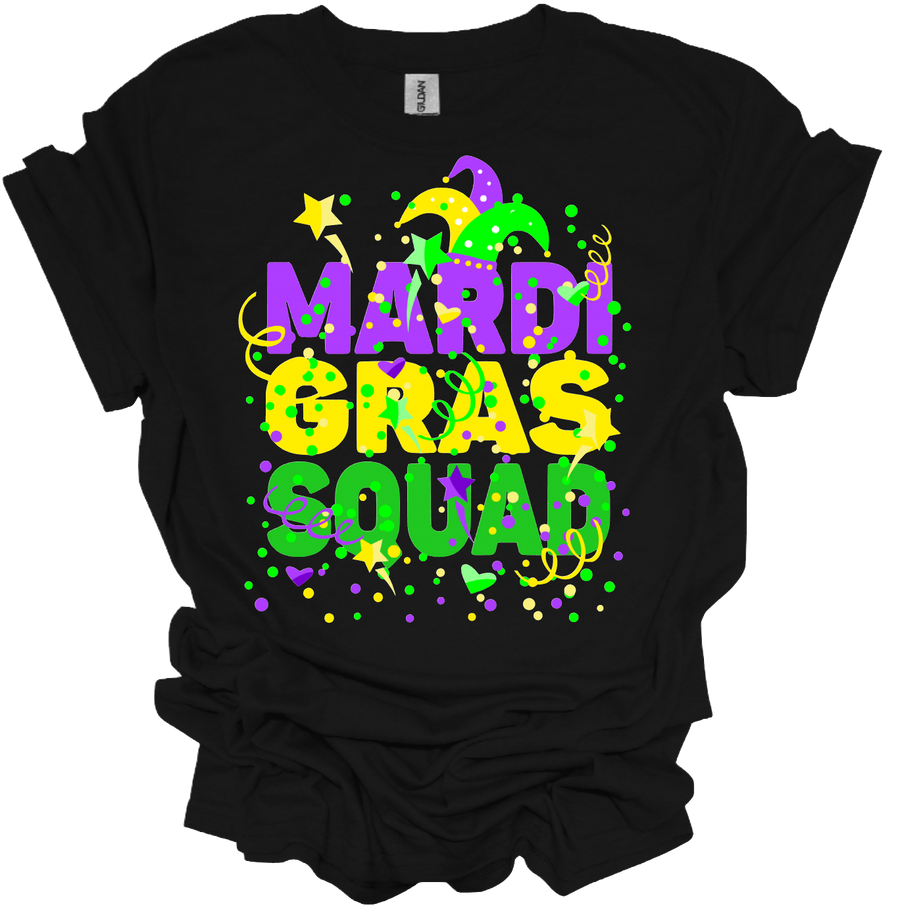 MARDI GRAS SQUAD - DTF TRANSFER