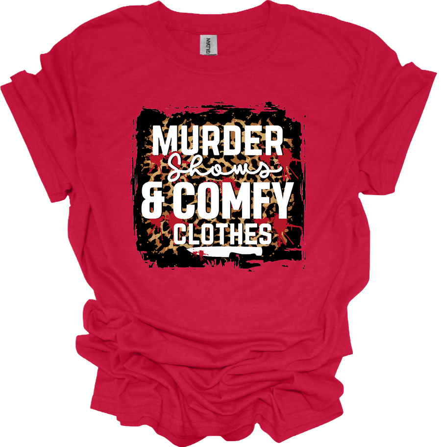 MURDER SHOWS AND COMFY CLOTHES - DTF TRANSFER