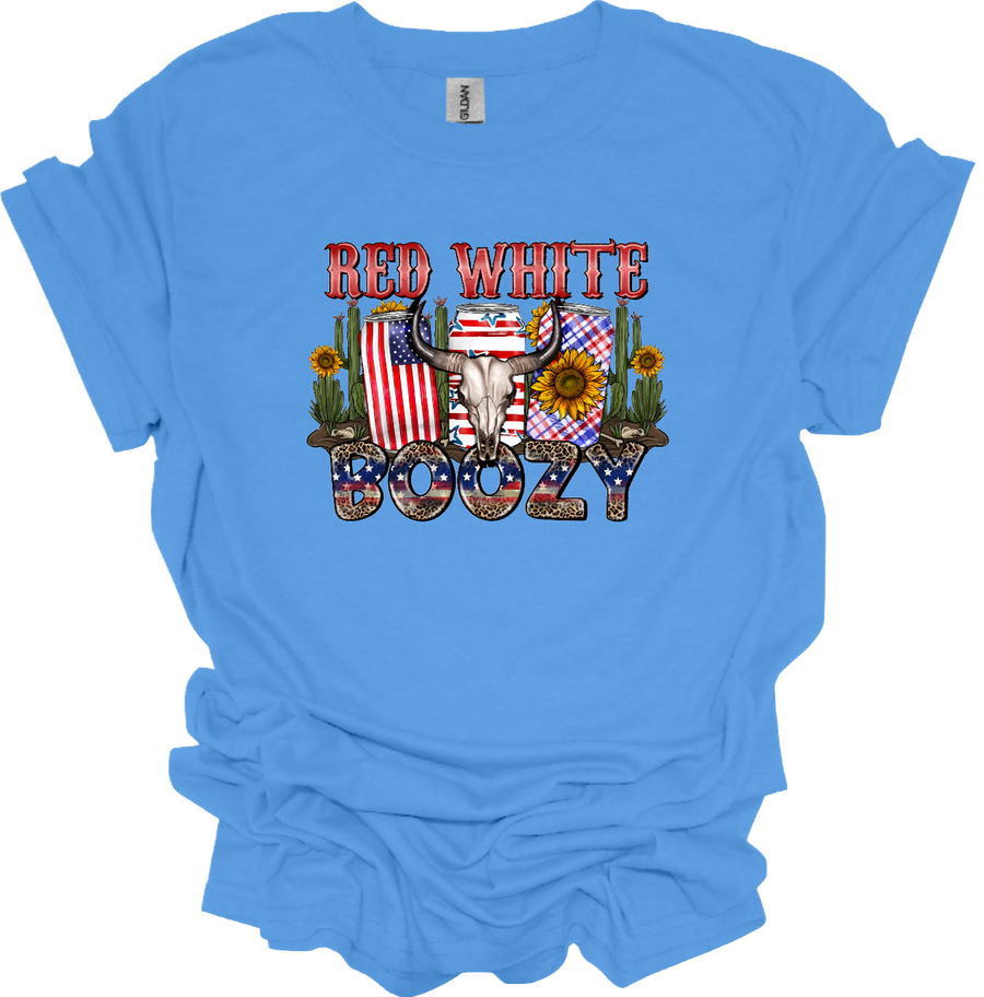 RED WHITE BOOZY - DTF TRANSFER