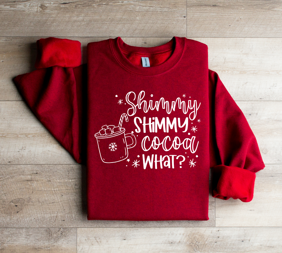 SHIMMY SHIMMY COCOA WHAT WHITE- DTF TRANSFER